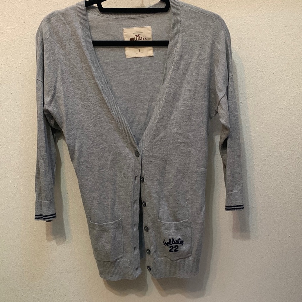 Hollister Gray Cardigan